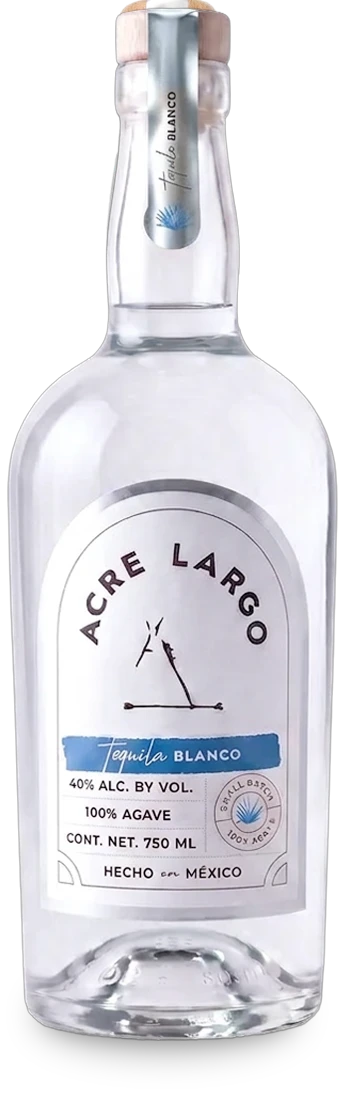 acre largo blanco tequila front of bottle